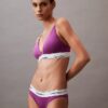 Bralette triangular ligeramente forrada de algodón Modal Icon