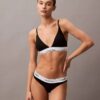 Bralette triangular ligeramente forrada de algodón Modal Icon