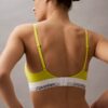 Bralette triangular ligeramente forrada de algodón Modal Icon