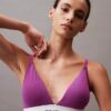 Bralette triangular ligeramente forrada de algodón Modal Icon