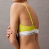 Bralette triangular ligeramente forrada de algodón Modal Icon