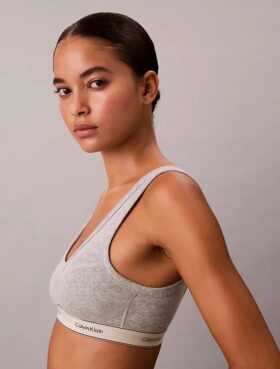 Bralette triangular ligeramente forrada de Cotton Stretch Heritage