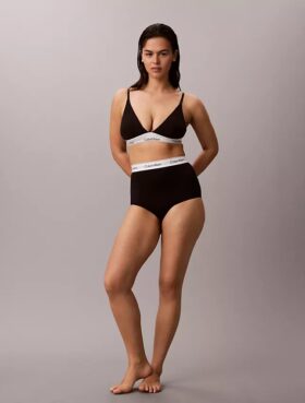 Brief de ropa interior moldeadora de algodón y Modal con corte de pierna de niño