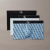 Bóxer Cotton Stretch con Monogram gráfico, paquete de 3 Bóxer Cotton Stretch con Monogram gráfico, paquete de 3
