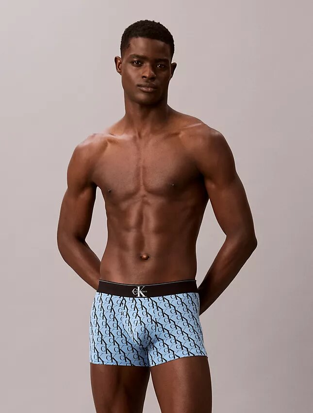 Bóxer Cotton Stretch con Monogram gráfico, paquete de 3 Bóxer Cotton Stretch con Monogram gráfico, paquete de 3