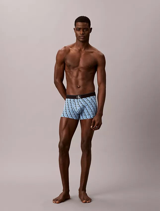Bóxer Cotton Stretch con Monogram gráfico, paquete de 3 Bóxer Cotton Stretch con Monogram gráfico, paquete de 3