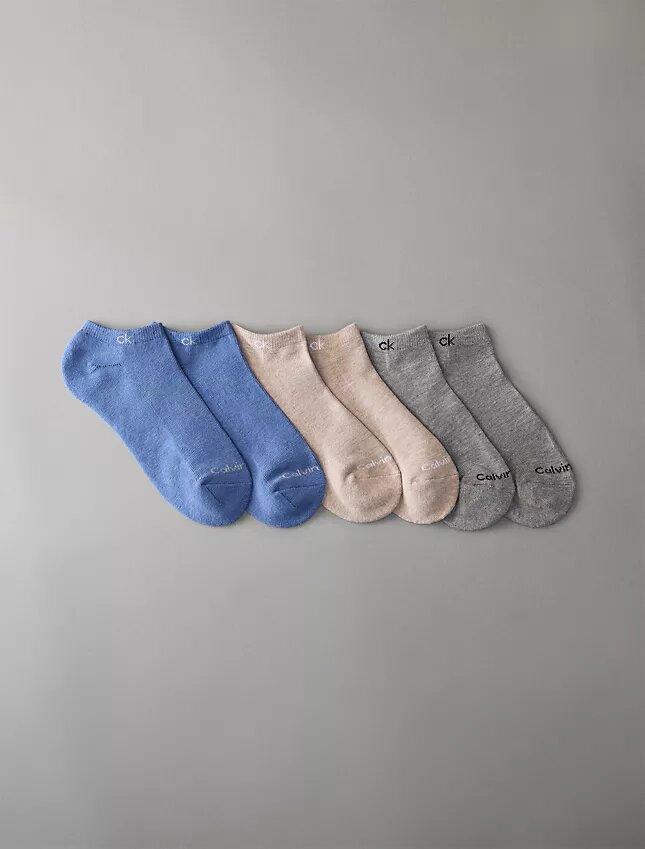 Calcetines básicos invisibles, paquete de 6 Calcetines básicos invisibles, paquete de 6