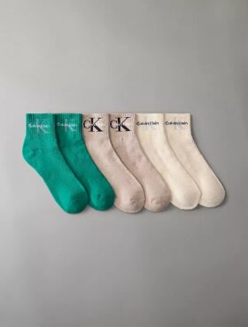 Calcetines deportivos de felpa de media caña, paquete de 6
