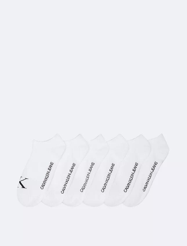 Calcetines invisibles con Monogram, paquete de 6 Calcetines invisibles con Monogram, paquete de 6