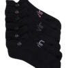 Calcetines invisibles de punto liso con doble lengüeta, paquete de 3 Calcetines invisibles de punto liso con doble lengüeta, paquete de 3