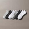 Calcetines invisibles de punto liso con doble lengüeta, paquete de 3 Calcetines invisibles de punto liso con doble lengüeta, paquete de 3