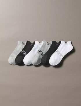 Calcetines invisibles de punto liso con doble lengüeta, paquete de 3 Calcetines invisibles de punto liso con doble lengüeta, paquete de 3