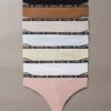 Calzoncillos Thong modernos Calvin Klein 1996 de Cotton Stretch, paquete de 7 Calzoncillos Thong modernos Calvin Klein 1996 de Cotton Stretch, paquete de 7