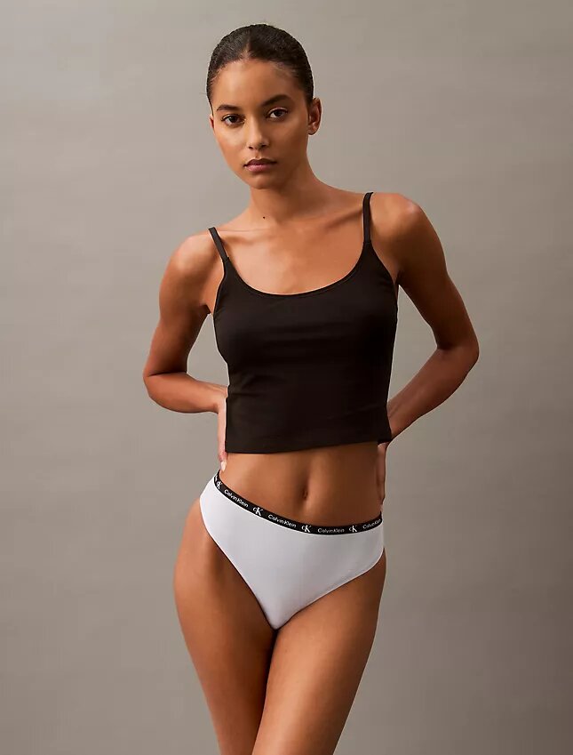 Calzoncillos Thong modernos Calvin Klein 1996 de Cotton Stretch, paquete de 7 Calzoncillos Thong modernos Calvin Klein 1996 de Cotton Stretch, paquete de 7