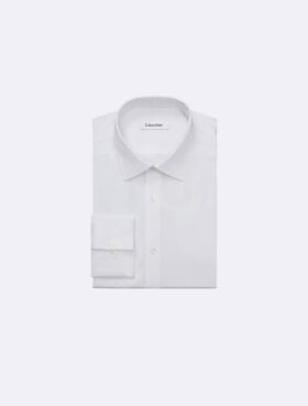 Camisa ajustada con botones y tejido elástico Camisa ajustada con botones y tejido elástico