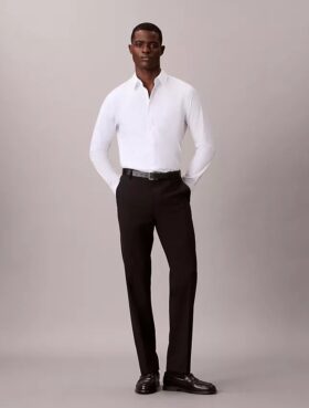 Camisa ajustada de algodón elástico Supima Cotton Stretch