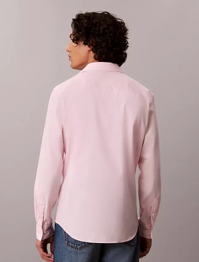 Camisa ajustada de algodón elástico Supima Cotton Stretch Camisa ajustada de algodón elástico Supima Cotton Stretch