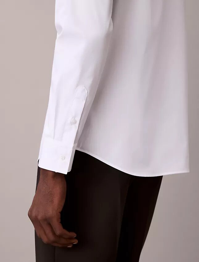 Camisa ajustada de algodón elástico Supima Cotton Stretch Camisa ajustada de algodón elástico Supima Cotton Stretch