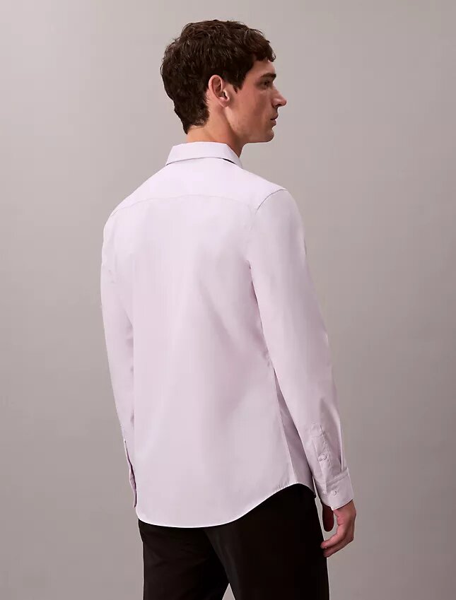 Camisa ajustada de algodón elástico Supima Cotton Stretch Camisa ajustada de algodón elástico Supima Cotton Stretch