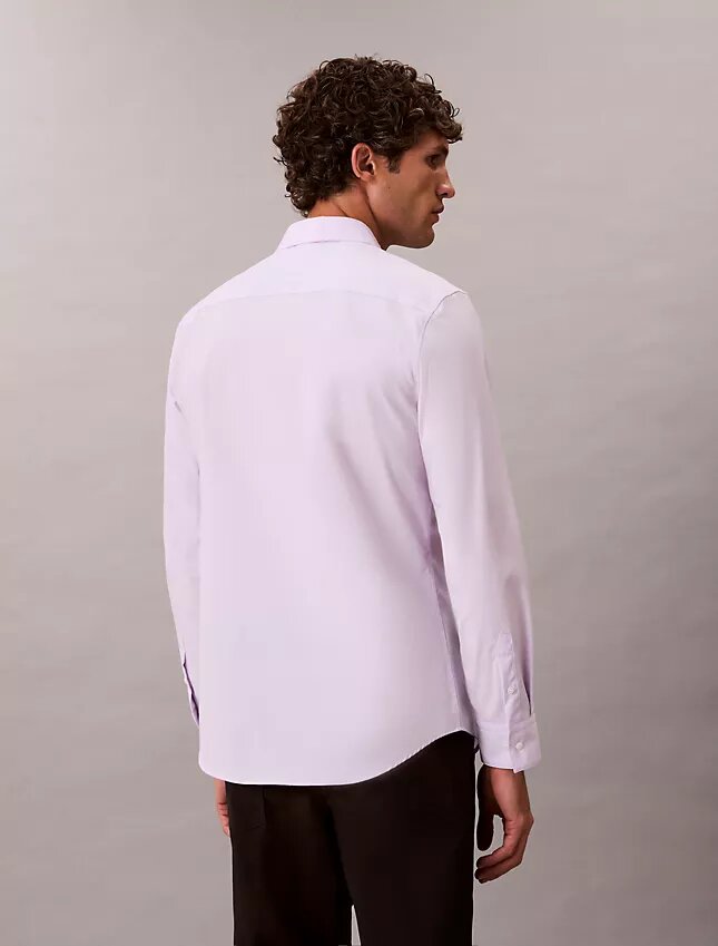 Camisa ajustada de algodón elástico Supima Cotton Stretch Camisa ajustada de algodón elástico Supima Cotton Stretch