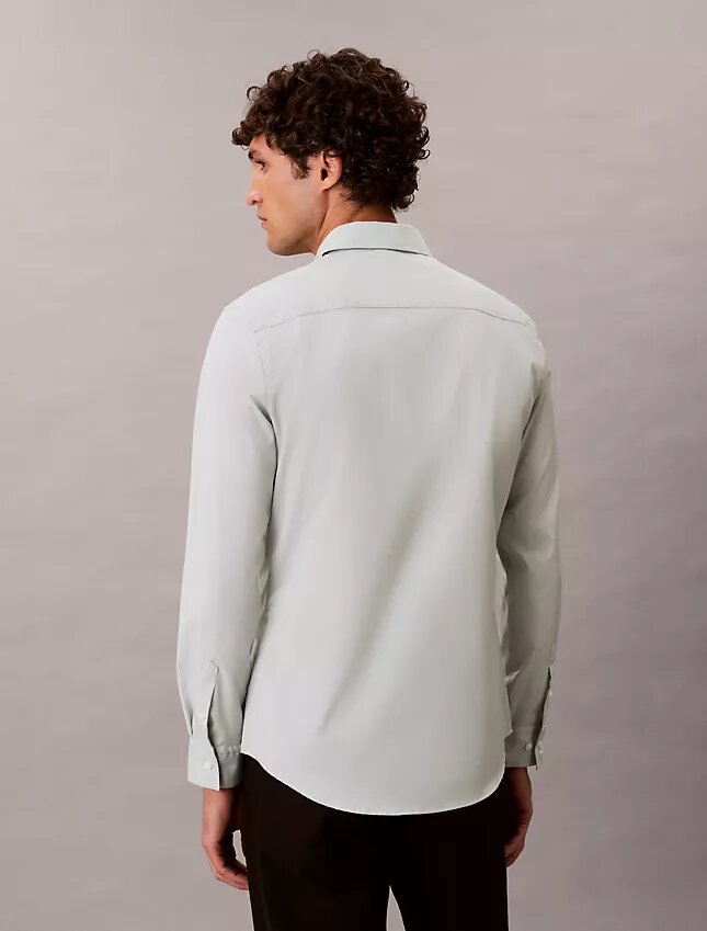 Camisa ajustada de algodón elástico Supima Cotton Stretch Camisa ajustada de algodón elástico Supima Cotton Stretch