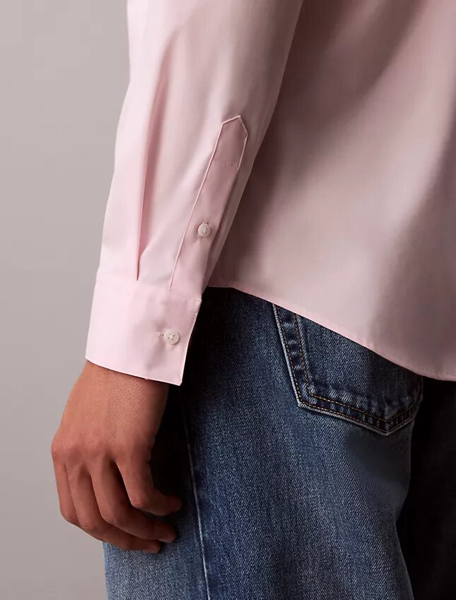Camisa ajustada de algodón elástico Supima Cotton Stretch Camisa ajustada de algodón elástico Supima Cotton Stretch