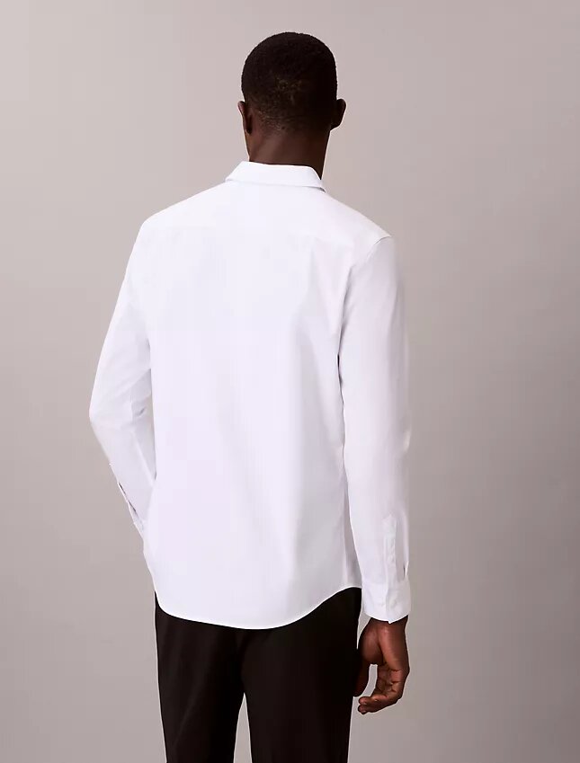 Camisa ajustada de algodón elástico Supima Cotton Stretch Camisa ajustada de algodón elástico Supima Cotton Stretch