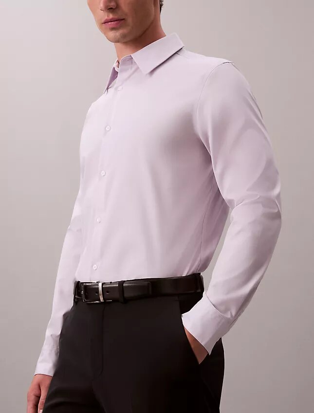 Camisa ajustada de algodón elástico Supima Cotton Stretch Camisa ajustada de algodón elástico Supima Cotton Stretch