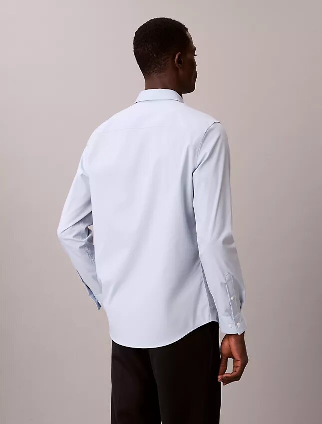Camisa ajustada de algodón elástico Supima Cotton Stretch Camisa ajustada de algodón elástico Supima Cotton Stretch