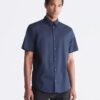 Camisa ajustada de Cotton Stretch con botones Camisa ajustada de Cotton Stretch con botones