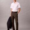 Camisa ajustada de Cotton Stretch con botones Camisa ajustada de Cotton Stretch con botones