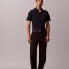 Camisa ajustada de Cotton Stretch con botones Camisa ajustada de Cotton Stretch con botones