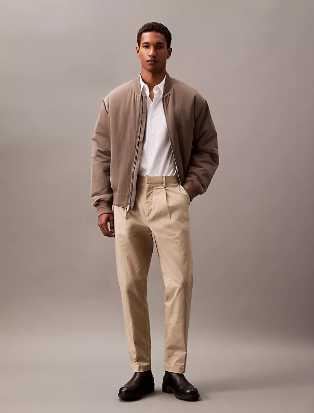 Camisa ajustada de Cotton Stretch con botones Camisa ajustada de Cotton Stretch con botones