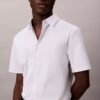 Camisa ajustada de Cotton Stretch con botones Camisa ajustada de Cotton Stretch con botones