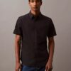 Camisa ajustada de Cotton Stretch con botones Camisa ajustada de Cotton Stretch con botones