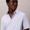 Camisa ajustada de Cotton Stretch con botones Camisa ajustada de Cotton Stretch con botones