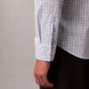 Camisa ajustada de cuadros de Cotton Stretch con botones Camisa ajustada de cuadros de Cotton Stretch con botones