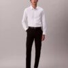 Camisa ajustada de popelín de algodón Cotton Stretch con botones Camisa ajustada de popelín de algodón Cotton Stretch con botones