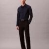 Camisa ajustada de popelín de algodón Cotton Stretch con botones Camisa ajustada de popelín de algodón Cotton Stretch con botones