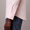 Camisa ajustada elástica con botones Camisa ajustada elástica con botones
