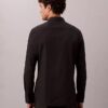 Camisa ajustada elástica con botones Camisa ajustada elástica con botones