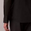 Camisa ajustada elástica con botones Camisa ajustada elástica con botones