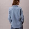 Camisa clásica de Denim con botones Camisa clásica de Denim con botones