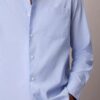 Camisa clásica de popelín lavado con botones