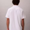 Camisa clásica de seersucker liso con botones
