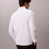 Camisa clásica lisa de seersucker