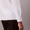 Camisa clásica lisa de seersucker