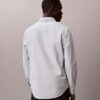 Camisa clásica lisa Oxford con botones