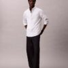 Camisa clásica Oxford a rayas con botones Camisa clásica Oxford a rayas con botones