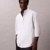 Camisa clásica Oxford a rayas con botones Camisa clásica Oxford a rayas con botones